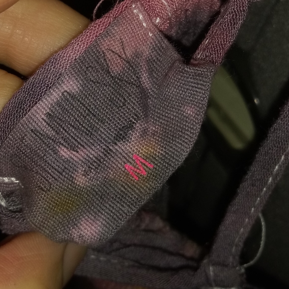 Tie Dye Blouse, Tie Dye Cross Back Blouse, Pink Gray Yellow Tie Dye Tank - Picture 5 of 12